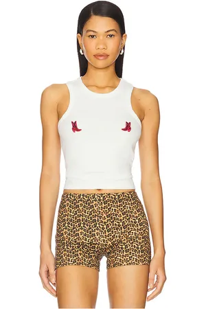 REVOLVE Understated Leather Understated leather x nice boots tank top en color talla L en - White. Talla L (también en M, S, XL, XS).