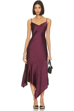REVOLVE Steve Madden Steve madden vestido lencero lucille en color burgundy talla M en - Burgundy. Talla M (también en S).
