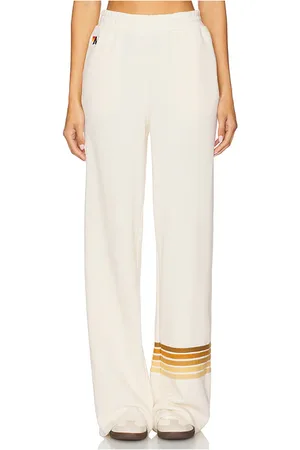 REVOLVE Aviator Nation Aviator nation pantalón deportivo rugby stitch en color crema talla L en - Cream. Talla L (también en M, S, XS).