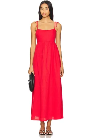 REVOLVE BEACH RIOT Beach riot maxivestido valory en color talla L en - Red. Talla L (también en M, S, XL, XS).