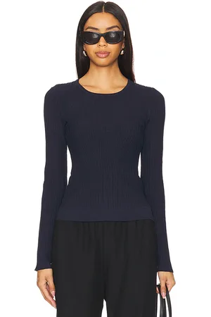 REVOLVE Favorite Daughter Favorite daughter the courtney top en color talla M en - Navy. Talla M (también en S).