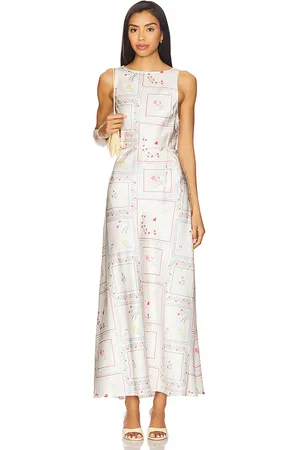 REVOLVE WeWoreWhat Weworewhat vestido lencero en color ivory talla 0 en - Ivory. Talla 0 (también en 00, 2, 4).