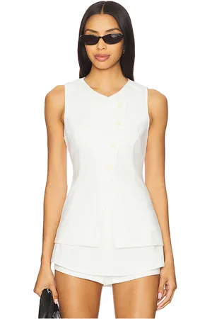 REVOLVE ASTR the Label Astr the label chaleco sonja en color talla L en - White. Talla L (también en M, S, XL, XS).
