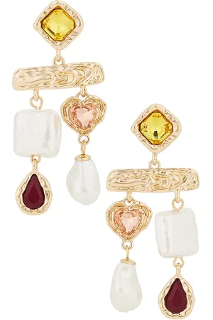 REVOLVE Petit moments Petit moments pendientes cascais en color oro metálico talla all en - Metallic Gold. Talla all.
