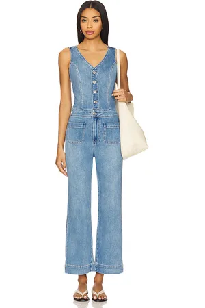 REVOLVE PAIGE Paige kenny jumpsuit en color azul talla 0 en - Blue. Talla 0 (también en 10, 14, 2, 4, 6, 8).