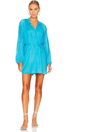REVOLVE FAITHFULL THE BRAND Faithfull the brand vestido lucita en color azul cerceta talla M en - Teal. Talla M (también en S).
