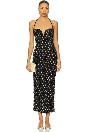 REVOLVE Nanushka Nanushka vestidos haylen en color negro, blanco talla L en - Black,White. Talla L (también en M, S, XS).