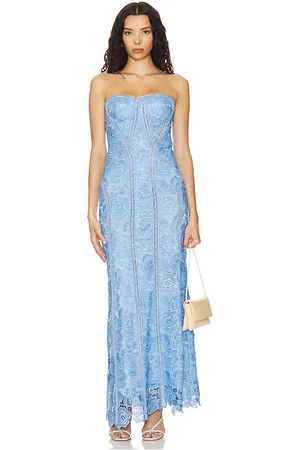 REVOLVE ROCOCO SAND Rococo sand maxivestido en color azul talla L en - Blue. Talla L (también en S).