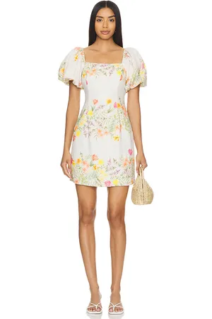 REVOLVE Yumi Kim Yumi kim minivestido harley en color blanco talla L en - White. Talla L (también en M, S).