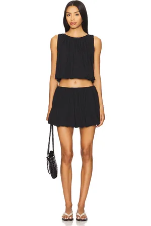 REVOLVE Free People Free people conjunto lydia en color talla L en - Black. Talla L (también en M, S, XL, XS).