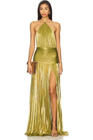 REVOLVE Retrofete Retrofete vestido thalia en color verde talla L en - Green. Talla L (también en M, XXL).