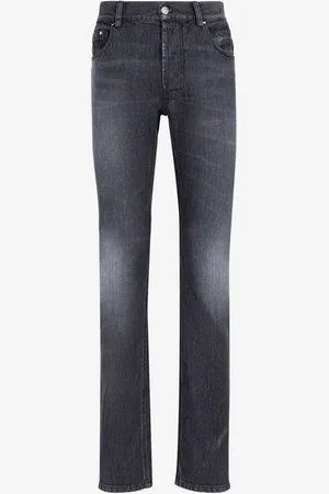 Roberto Cavalli Vaqueros slim con emblema Mirror Snake bordado