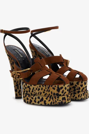 Roberto Cavalli Platform sandals with strap