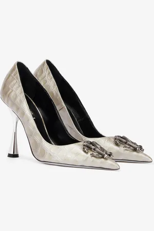 Roberto Cavalli Zapatos De Salón Con Monograma Mirror Snake
