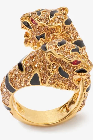 Roberto Cavalli Anillo con tigres joya