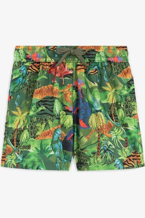 Roberto Cavalli Bañador con estampado Jungle