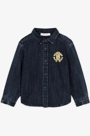 Roberto Cavalli Camisa vaquera con monograma RC