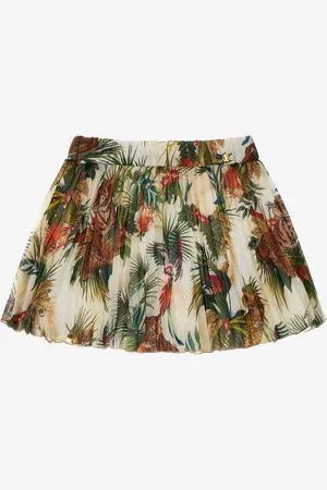 Roberto Cavalli Mini skirt Jungle print
