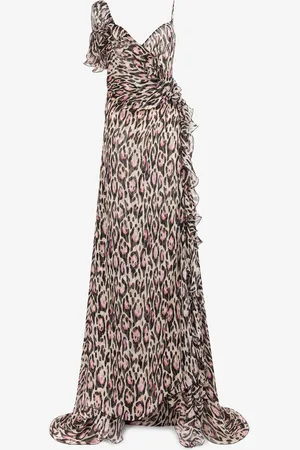 Roberto Cavalli Top semitranslúcido de manga larga