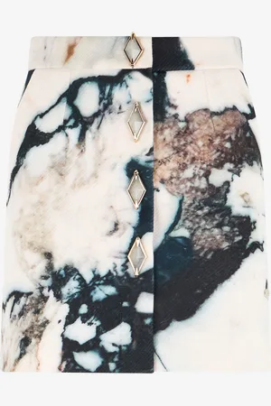 Roberto Cavalli Minifalda Con Estampado Marble