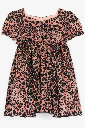 Roberto Cavalli Vestido con estampado Leopard