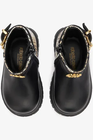 Roberto Cavalli Botas con hebillas e inserciones piel de