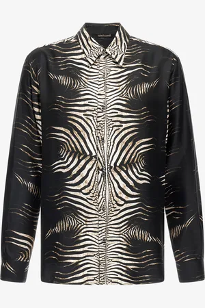 Roberto Cavalli Camisa con estampado de Zebra