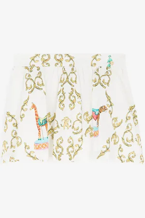 Roberto Cavalli Falda con estampado Filigree