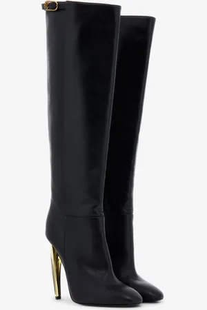 Roberto Cavalli Botas Altas de Cuero