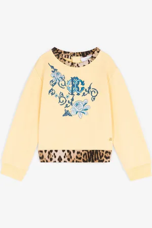 Roberto Cavalli Sudadera de algodón con Monograma RC
