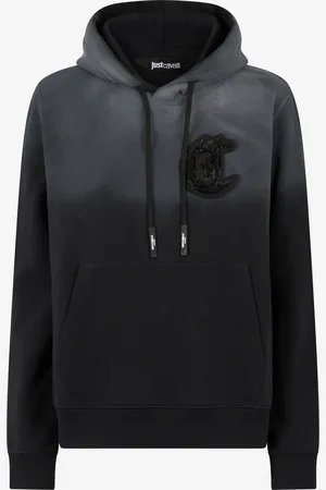 Roberto Cavalli Sudadera con capucha y monograma JC