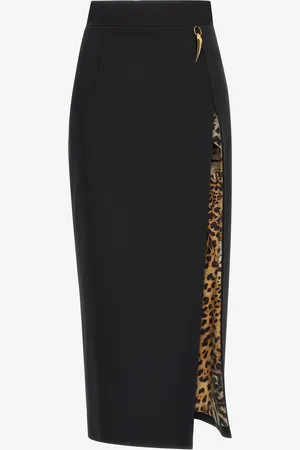 Roberto Cavalli Midi skirt with slit