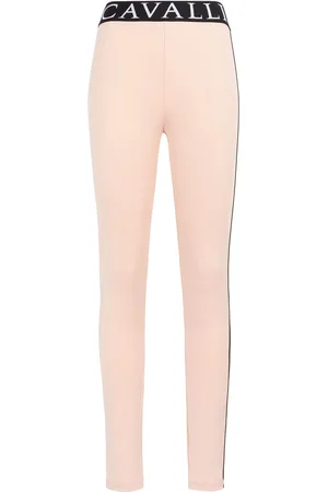 Roberto Cavalli Logo-Jacquard Leggings