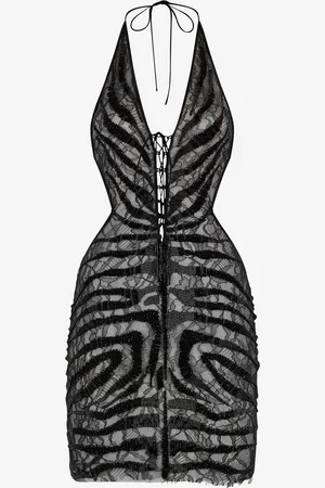 Roberto Cavalli Vestido Mini Ray Of Gold Lentejuelas