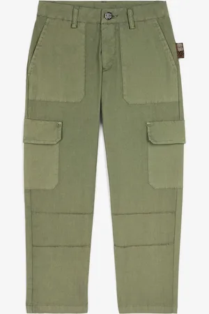 Roberto Cavalli Pantalón cargo de algodón con logotipo