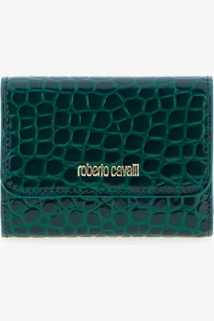 Roberto Cavalli Cartera con estampado de cocodrilo