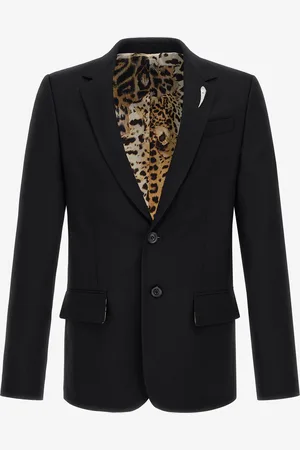 Roberto Cavalli Two button blazer with Fang