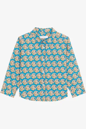 Roberto Cavalli Camisa de algodón con monograma RC