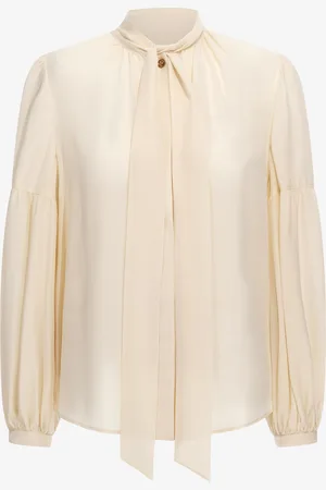 Roberto Cavalli Blusa con cuello de lazo