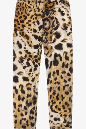 Roberto Cavalli Pantalones estampado de leopardo