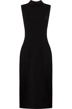 Roberto Cavalli Mock-Neck Sleeveless Dress