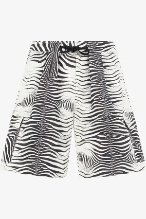 Roberto Cavalli Bañador corto con estampado cebra