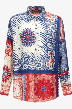 Roberto Cavalli Camisa con estampado Bandana
