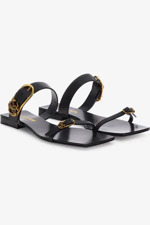 Roberto Cavalli Flat sandal with Monogram RC