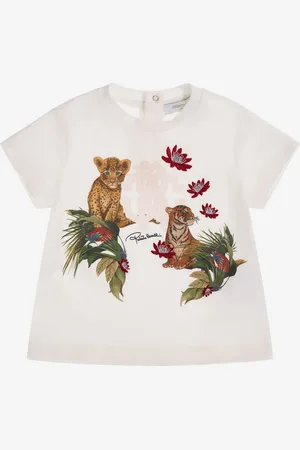 Roberto Cavalli T-shirt with Logo and print