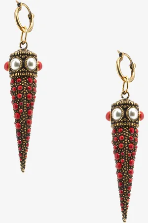 Roberto Cavalli Dangling earrings with stones