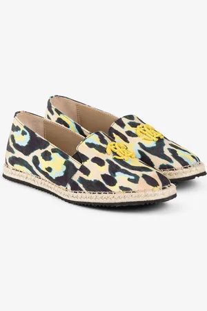 Roberto Cavalli Alpargatas Mirror Snake con estampado Jaguar