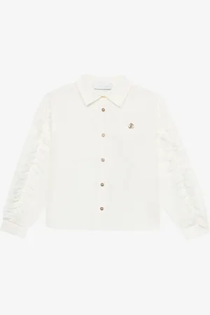 Roberto Cavalli Camisa Con Monograma RC Dorado