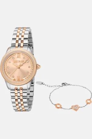 Roberto Cavalli Just Cavalli Set: Watch + Bracelet