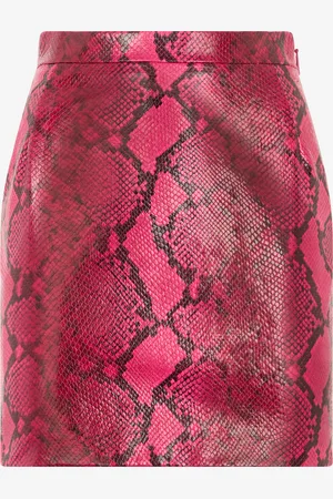Roberto Cavalli Falda con estampado pitón
